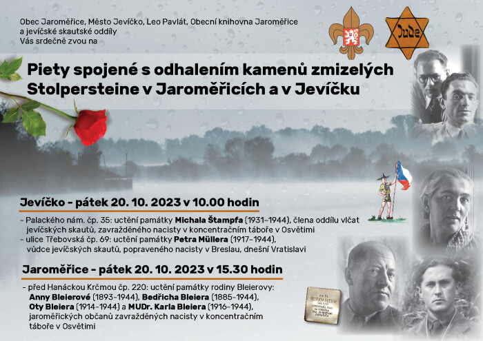 Plakat_Stolpersteine_v_Jaromericich_a_v_Jevicku